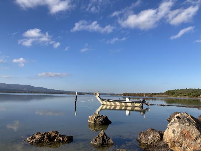 Bateau Peche Leucate Etang