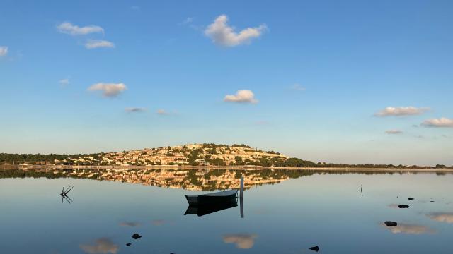 Leucate Plage depuis l'étang