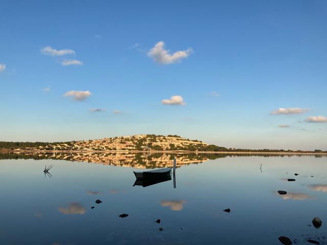 Leucate Plage depuis l'étang