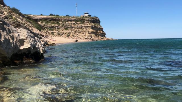 Plage Leucate Crique Falaise Plagette