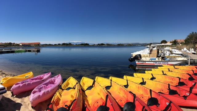 Ile Aux Loisirs Leucate Etang Canoe