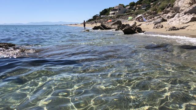 Plage Leucate Crique Falaise Plagette