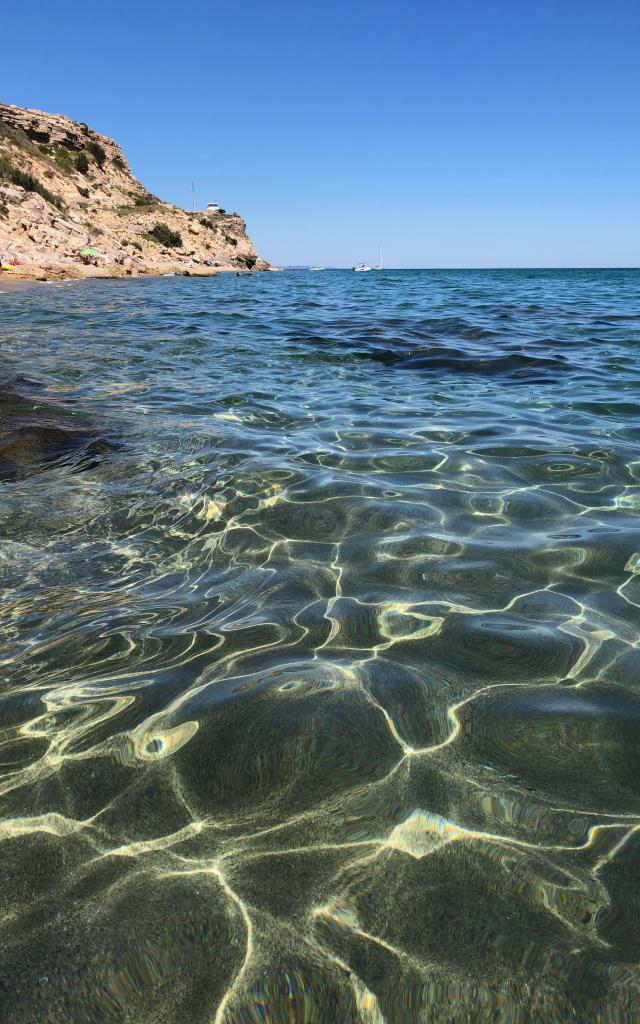 Crique Leucate Plage Falaise Plagette