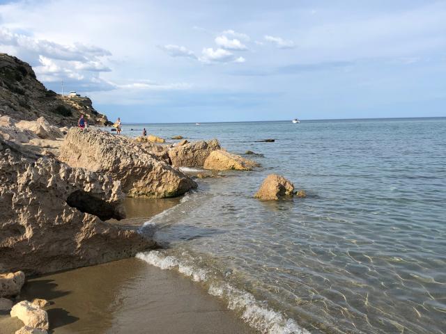 Plage Leucate Crique Falaise Plagette