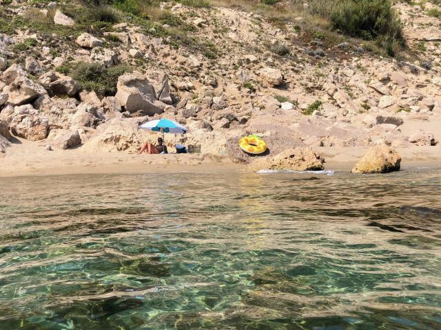 Plage Leucate Crique Falaise Plagette