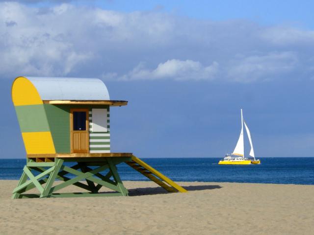 Poste Secours Leucate Plage Credit Jean Belondrade