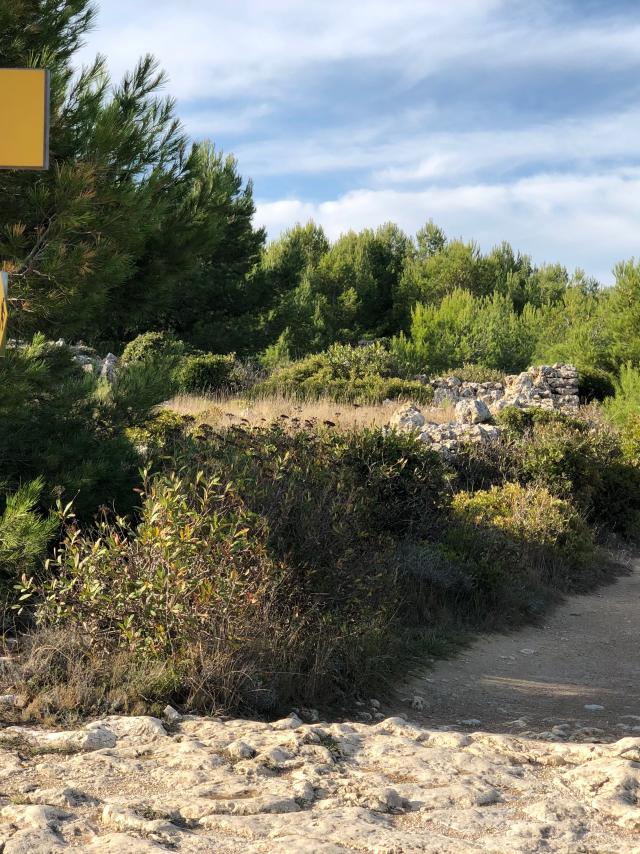 Sentier de randonnée balisé - Plateau de Leucate