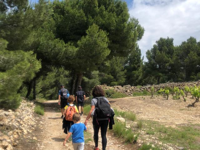 Randonnée en famille - Plateau de Leucate