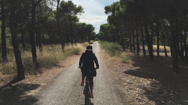 Piste cyclable Leucate