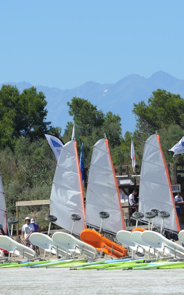 Char A Voile Leucate La Franqui