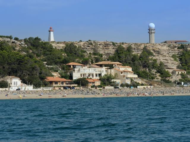 Photo de Leucate Plage depuis la mer