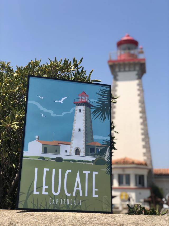 Affiche Phare Leucate