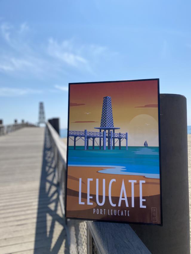 Affiche Ponton Leucate